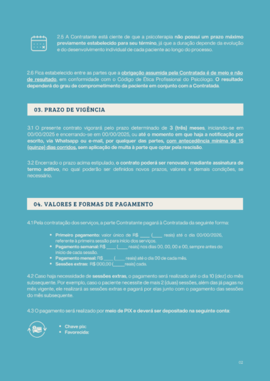 CONTRATO - Psicoterapia 4