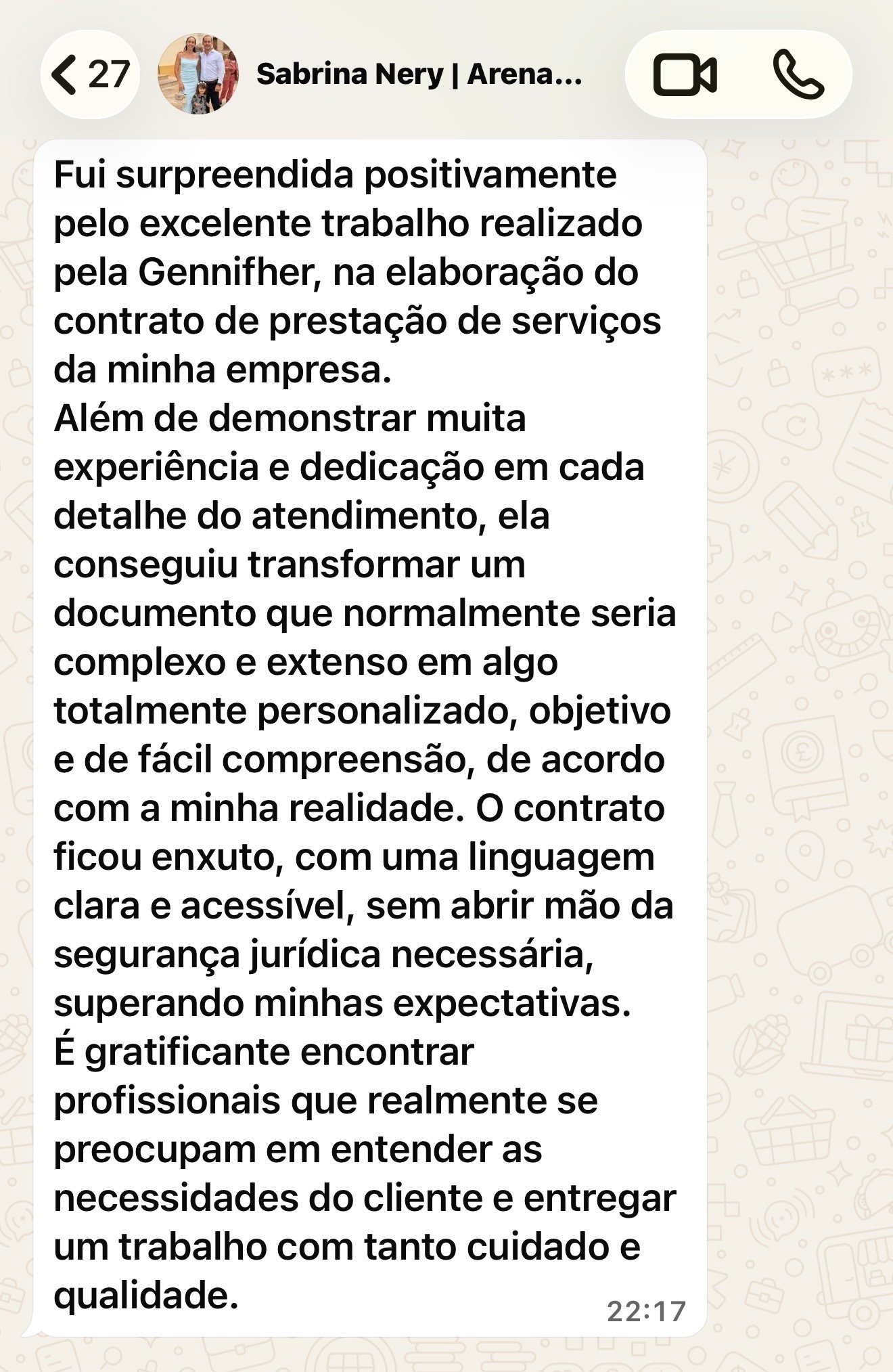 Gênnifher Pistillo — bastidores 7