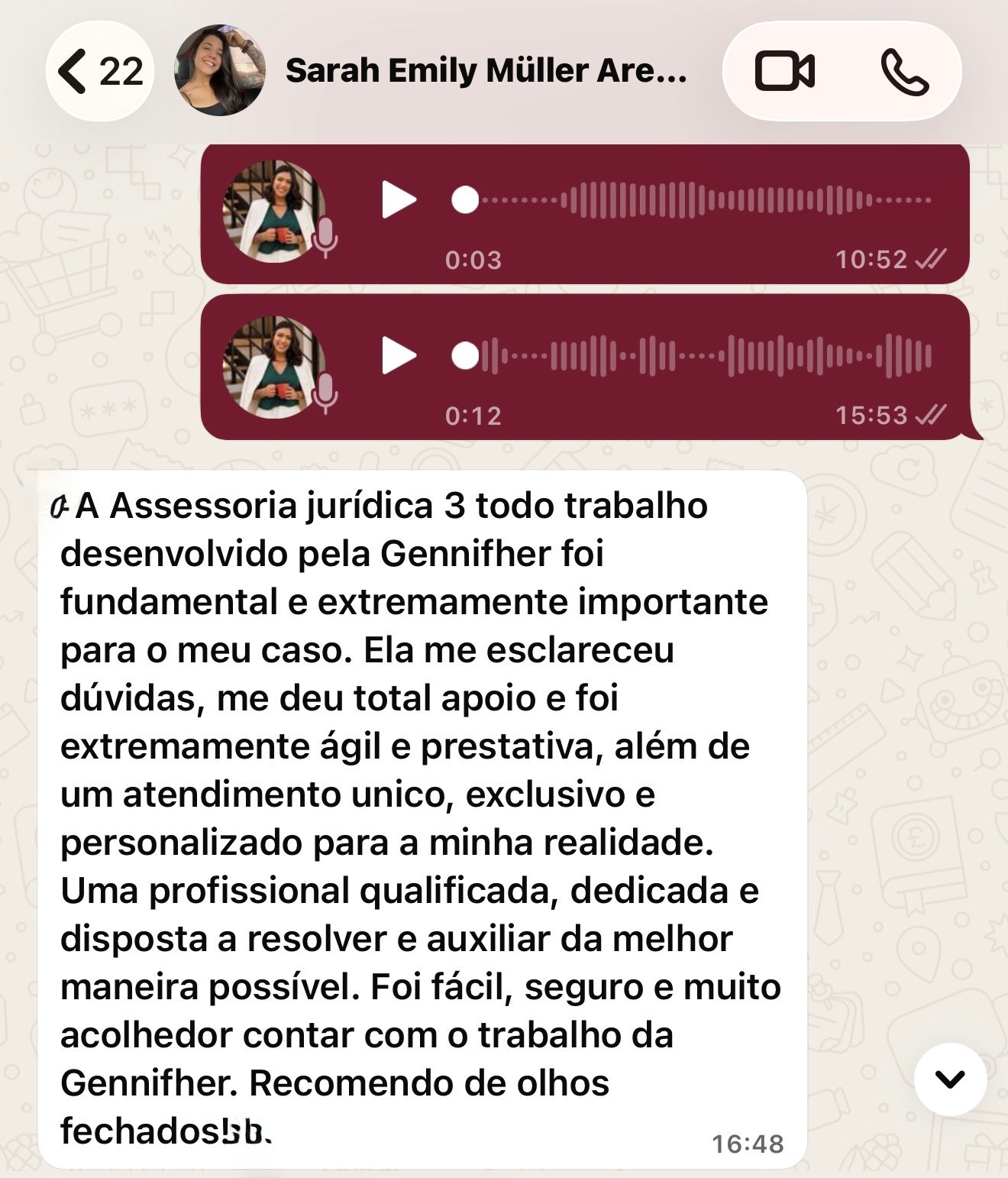 Gênnifher Pistillo — bastidores 2